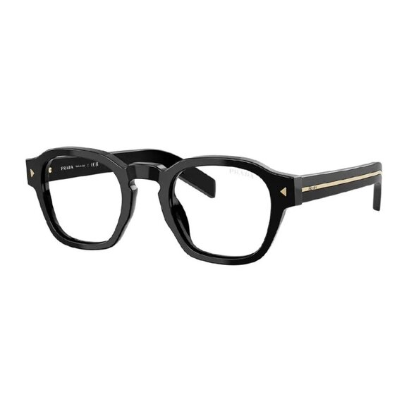 NEW PRADA PRA16S 16K60K BLACK EYEGLASSES PRADA PR A16S 16K60K - Picture 1 of 3